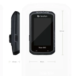 Bryton Fahrradcomputer Rider 860T Inkl. HRM -Fahrräder Verkaufsladen img bike computer brytonrider860t3